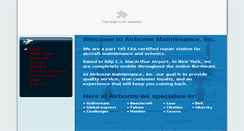 Desktop Screenshot of airbornemaintenance.com